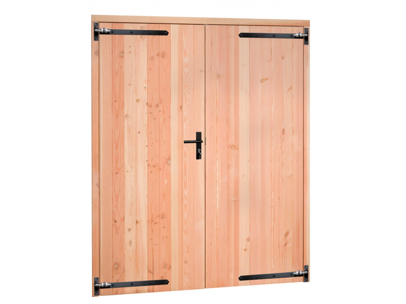 Douglas Dubbele Deur met Kozijn 168 x 201 cm Onbehandeld - Afbeelding 1